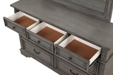Galaxy Home Grace Dresser in Gray