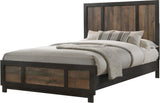 Elements International Harlington King Bed in Rustic Gray image