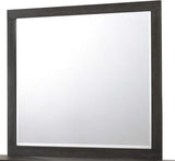 Elements International Harlington Mirror in Rustic Gray image