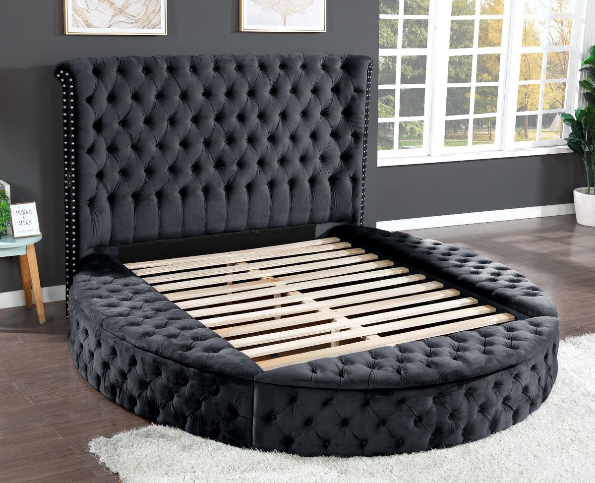 Galaxy Home Hazel King Bed in Black