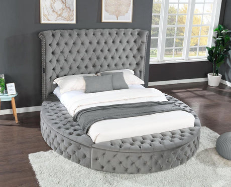 Galaxy Home Hazel Queen Bed in Gray image