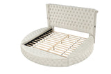 Galaxy Home Hazel King Bed in Cream
