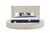 Galaxy Home Hazel King Bed in Cream image
