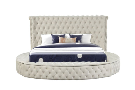 Galaxy Home Hazel Queen Bed in Cream image