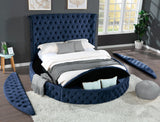 Galaxy Home Hazel Queen Bed in Blue