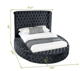 Galaxy Home Hazel Queen Bed in Black
