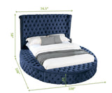 Galaxy Home Hazel Queen Bed in Blue