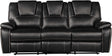 Galaxy Home Hong Kong Power Reclining Sofa in Black image