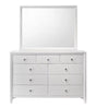 Crown Mark Furniture Evan Mirror in White image