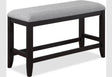Crown Mark Furniture Frey Counter Height Bench in Dark Brown image