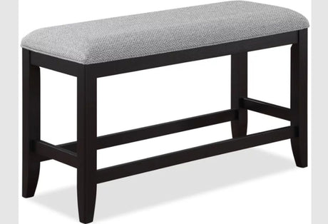 Crown Mark Furniture Frey Counter Height Bench in Dark Brown image
