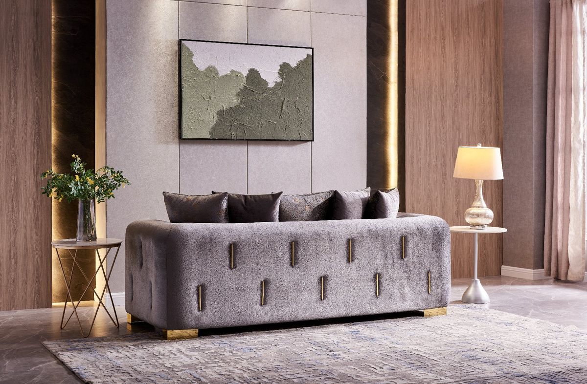 Galaxy Home Impreza Sofa in Gray