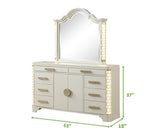 Galaxy Home Jasmine Dresser with LED