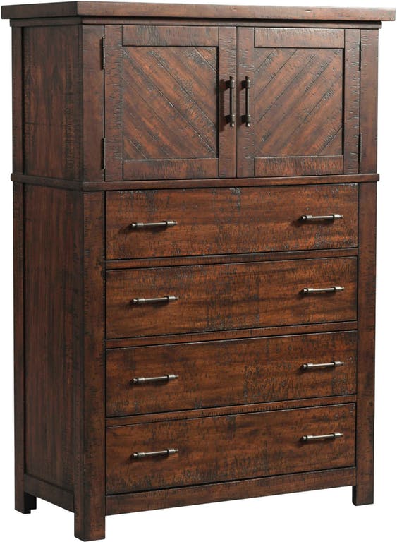 Elements International Jax Chest in Warm Smokey Walnut image