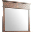 Elements International Jax Mirror in Warm Smokey Walnut image