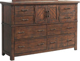 Elements International Jax Dresser in Warm Smokey Walnut image