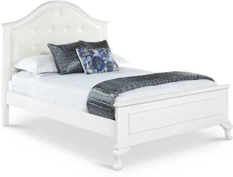 Elements International Jesse Twin Bed in White image