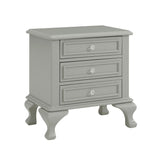 Elements International Jesse Youth Nightstand in Grey