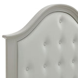 Elements International Jesse Youth Twin Panel Bed in Grey