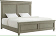 Elements International Kendari King Panel Bed in Grey image