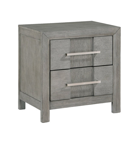 Galaxy Home Kenzo Nightstand in Gray image