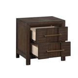 Galaxy Home Kenzo Nightstand in Brown