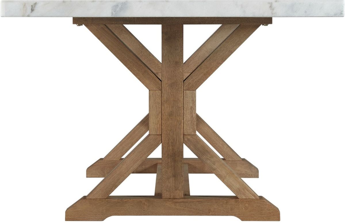 Elements International Lakeview Rectangular Dining Table in Natural CDLW100DTC