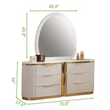 Galaxy Home Laura Dresser in White