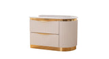 Galaxy Home Laura Gold Detailed Right Nightstand image