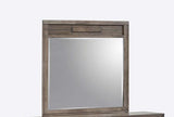 Elements International Logic Mirror in Rustic Grey image