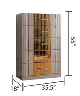 Galaxy Home Lorenzo Chest in Gray