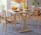 Elements International Sonoma Dining Table in Natural Alder