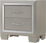 Elements International Platinum Night Stand in Golden Champagne image