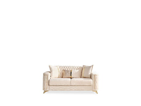 Galaxy Home Luna Loveseat in Ivory image