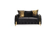 Galaxy Home Lust Loveseat in Black image