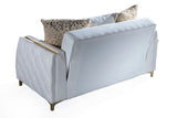 Galaxy Home Lust Loveseat in Off White