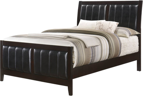 Elements International Lawrence King Panel Bed in Espresso Lacquer image