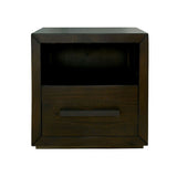 Elements International Magnum Nightstand in Grey