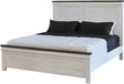 Elements International Madison Queen Panel Bed in White image