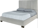 Elements International Magnum Queen Panel Bed in Grey image