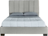 Elements International Magnum King Panel Bed in Grey
