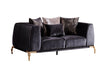 Galaxy Home Majesty Loveseat in Black image