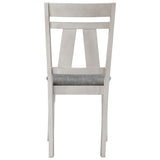 Crown Mark Maribelle Side Chair in Chalk/Grey (Set of 2)