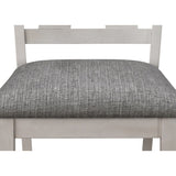 Crown Mark Maribelle Side Chair in Chalk/Grey (Set of 2)