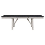 Crown Mark Maribelle Rectangular Dining Table in Chalk/Grey
