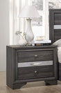 Galaxy Home Matrix 3 Drawer Nightstand in Gray GHF-808857668363 image