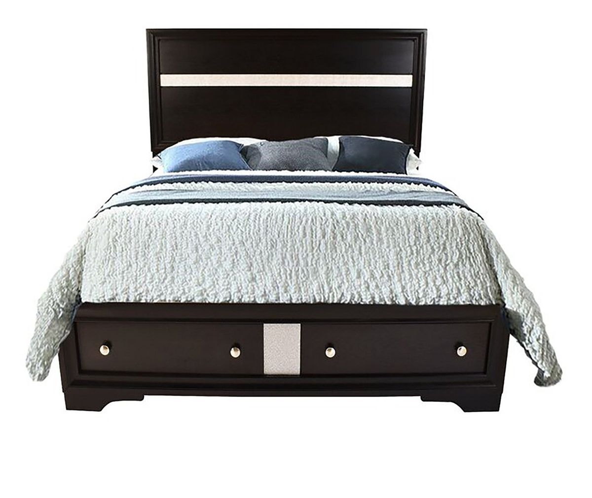 Galaxy Home Matrix Queen Bed in Black