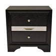 Galaxy Home Matrix Nightstand in Black image