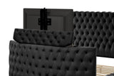 Galaxy Home Maya King Bed in Black