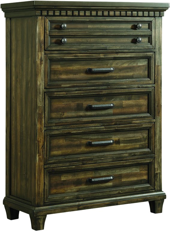 Elements International McCabe Chest in Distressed Lacquer image